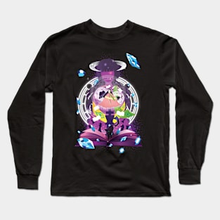 Featherine Aurora Negative Space Long Sleeve T-Shirt